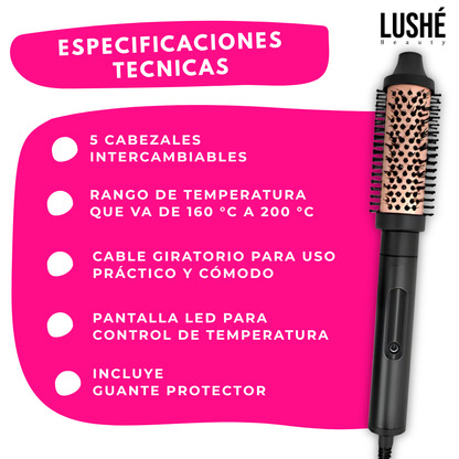 WaveMax | Cepillo Ondulador 5 en 1 Profesional