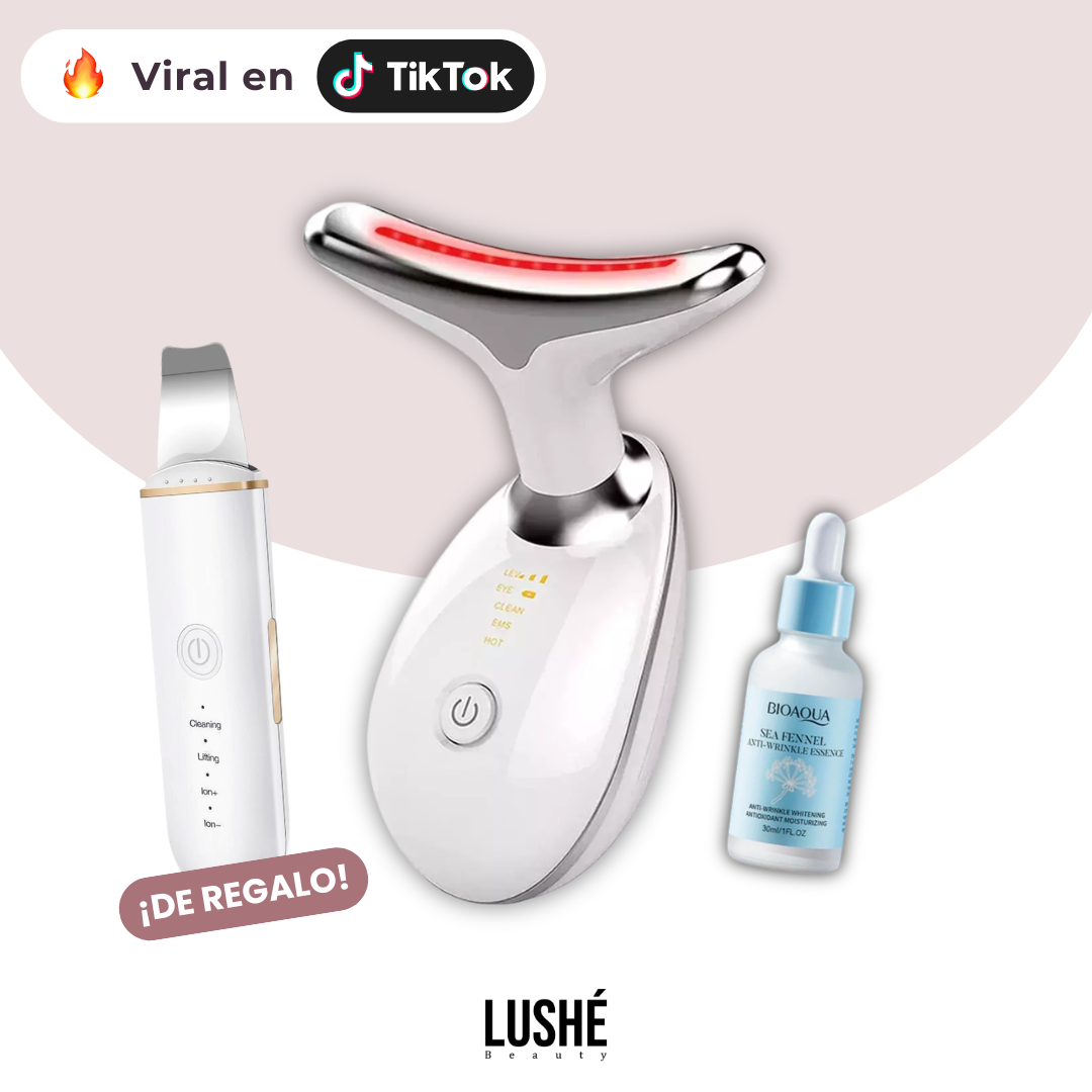 Lushé Beauty Masajeador facial 7 LEDs